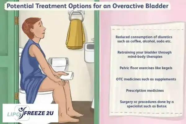 image of woman on toilet because of an overactive bladder Staffordshire