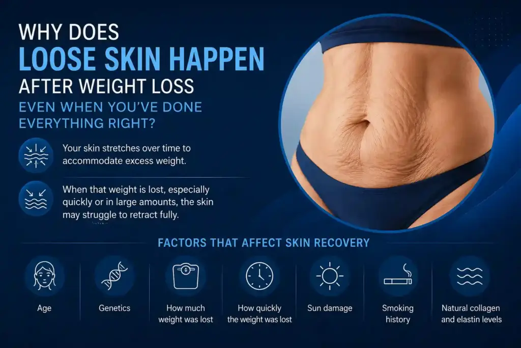 Why Does Loose Skin Happen After Weight Loss Even When You’ve Done Everything Right Staffordshire?
