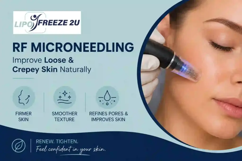 Can RF Microneedling Help Improve Loose and Crepey Skin Staffordshire?